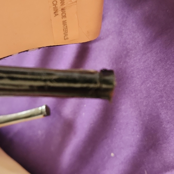 Urban Original blk/wht Zebra print heels - Picture 8 of 8